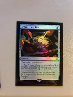 WOTC Avatar: The Last Airbender White Lotus Tile NM - Image 1