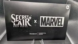 MTG Secret Lair x Marvel Deadpool Rainbow Foil Edition NEW SEALED - Image 1