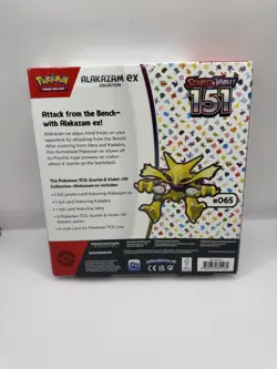 Pokemon TCG: Scarlet & Violet-151 Collection-Alakazam ex NEW SEALED - Image 2