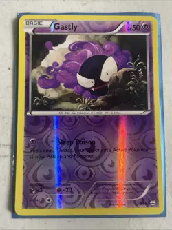 Pokemon TCG - Gastly 33/83 - Reverse Holo - XY: Generations (2016) - Image 1