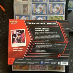 Pokemon Destined Rivals Team Rockets Mewtwo EX Box Factory Sealed Mint Condition - Image 2