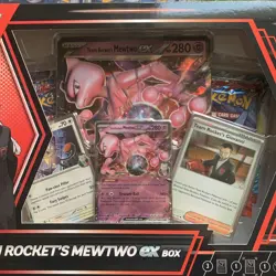 Pokemon Destined Rivals Team Rockets Mewtwo EX Box Factory Sealed Mint Condition - Image 5
