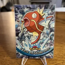2000 Topps Pokemon TV Animation Edition Series 3 NonHolo 129 Magikarp Blue Label - Image 1