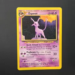 Espeon 2001 Pokemon Neo Discovery 20/75 Non-Holo Rare MP/LP WotC - Image 1