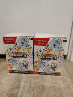 Pokemon TCG Prismatic Evolutions Booster Bundle Sealed Lot of 2 New Sealed - Image 1