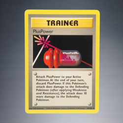 1995,96+98 POKEMON PLUSPOWER TRAINER #84/102 BASE SET UNCOMMON TC - Image 1