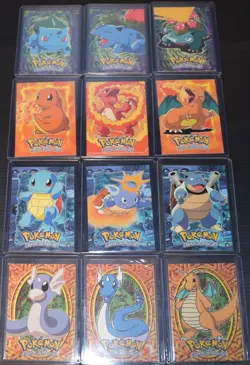 999 Topps Pokemon The First Movie Evolution Set E1-E12 - Image 1