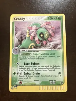 Cradily Holo Rare 3/100 DMG Pokemon TCG EX SANDSTORM E SERIES - Image 1