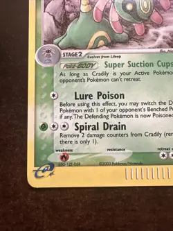 Cradily Holo Rare 3/100 DMG Pokemon TCG EX SANDSTORM E SERIES - Image 5