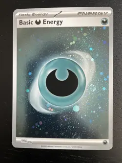 BASIC DARK DARKNESS ENERGY 007 151 POKEMON (COSMOS HOLO RARE, NM) - Image 1