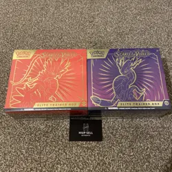 Pokemon TCG - Scarlet and Violet Base Set Elite Trainer Box ETB Bundle Sealed - Image 1