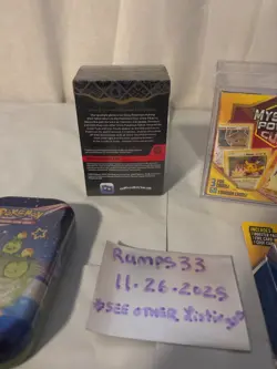 Pokemon TCG Paldean Fates Booster Bundle Sealed + Paldean mini tin+ lot - Image 4