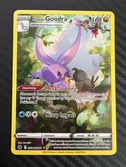 Pokemon TCG Hisuian Goodra Crown Zenith: Galarian Gallery GG21/GG70 Holo Rare NM - Image 1