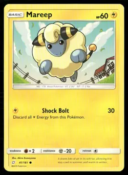 2019 Sun & Moon - Team Up Mareep Basic/Common #41 - Image 1