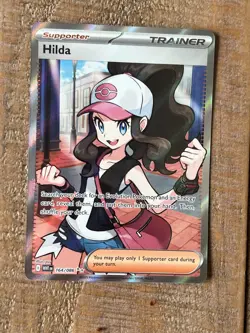 Hilda 164/086 Pokemon TCG White Flare Full Art Trainer Pack Fresh ENGLISH - Image 1