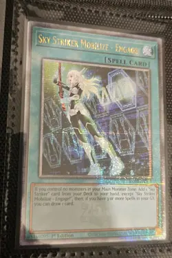 Yugioh Sky Striker Mobilize - Engage! RA03-EN269 1st Ed Quarter Century NM - Image 1