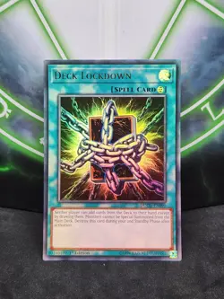 Yugioh Deck Lockdown DUOV-EN090 Ultra Rare 1st Edition NM - Image 1