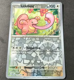 Pokemon 151 Lickitung Reverse Holo Common Card 108/165 NM - Image 1