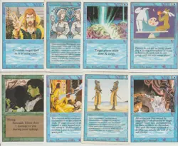 Lot 8 cards REVISED MAGIC MTG US 1994 EX-NM Vesuvan Doppelganger, Braingeyser.. - Image 1