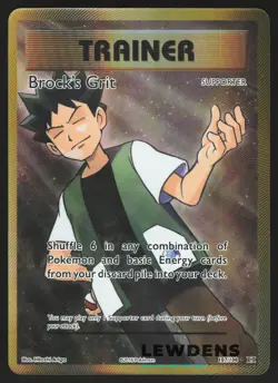 Brock's Grit - 107/108 - Full Art Ultra Rare - Evolutions - Pokemon Card - 1 - Image 1