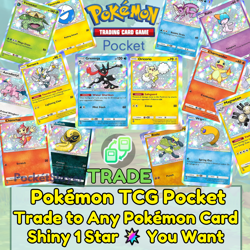 ?READY?Pokemon TCG Pocket Trade any Shiny 1 Star Card Pokemon ?? you want - Image 1