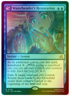 Waterbender's Restoration - Foil Avatar MTG - Image 1