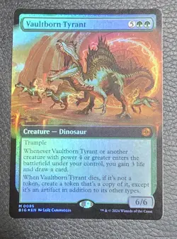 Vaultborn Tyrant (Extended Art) Outlaws of Thunder Junction: the Big Score Foil - Image 1