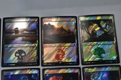 MTG Doctor Who SURGE FOIL TARDIS Basic Land Set of 10 - 1x ea Art 1156-1165 - Image 2