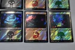 MTG Doctor Who SURGE FOIL TARDIS Basic Land Set of 10 - 1x ea Art 1156-1165 - Image 3