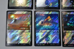 MTG Doctor Who SURGE FOIL TARDIS Basic Land Set of 10 - 1x ea Art 1156-1165 - Image 5