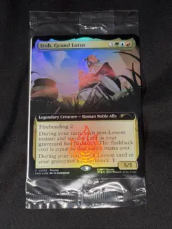 Iroh, Grand Lotus Extended Art Foil Box Lunch Promo 0002 MTG Sealed New - Image 1