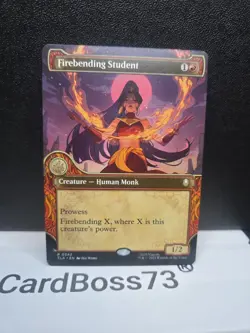 Firebending Student R 0342 Showcase Regular Avatar : the Last Airbender Mtg - Image 1