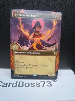 Firebending Student R 0342 Showcase Regular Avatar : the Last Airbender Mtg - Image 2