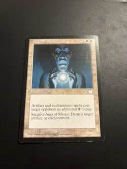 MTG / Aura Of Silence / Weatherlight / Good Condition - Image 1