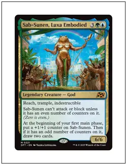 1x Sab-Sunen, Luxa Embodied, Aetherdrift, Magic MTG NM - Image 1