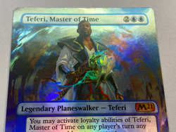 MTG - Teferi, Master of Time - Borderless - FOIL - Core Set 2021 - Image 2