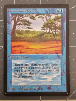 MTG ⭐ Beta Edition ⭐ Phantasmal Terrain ⭐ Vintage Legacy - Image 1