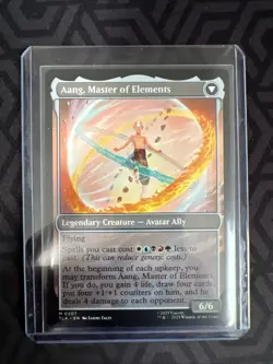 Avatar Aang / Aang, Master of Elements - Avatar: The Last Airbender MTG In Hand - Image 2