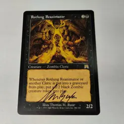MTG Rotlung Reanimator Onslaught - Signed by Artist Thomas M Baxa - Image 1