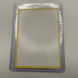 Pokemon Blank Filler Card With Yellow Border Good Condition- has some wear - Image 1