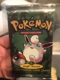 Pokemon Jungle Unlimited 1999 Wigglytuff Artwork Booster Pack WOTC Sealed - Image 1