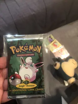 Pokemon Jungle Unlimited 1999 Wigglytuff Artwork Booster Pack WOTC Sealed - Image 2
