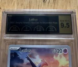 Latios 203/191 PCG 9.5 GEM MINT Surging Sparks Pokemon - Image 2