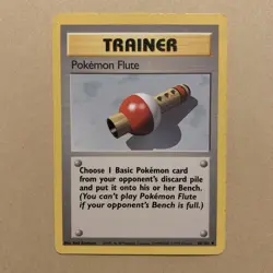 Pokemon Flute 86/102 - Base Set Uncommon - Pokemon TCG - Good - Image 1