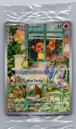 Pokemon TCG Obsidian Flames Charmander #044 SVP Black Star Promo Card, Sealed - Image 1