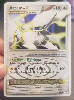 2009 Pokemon TCG Arceus LV.X 96/99 Platinum Holo Rare Card LP - Image 1