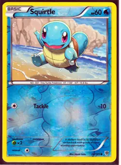 POKEMON 2012 SQUIRTLE 24/135 PLASMA STORM - REVERSE HOLO NM/LP (S4) - Image 1