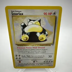 Pokemon TCG Vintage Non Holo Rare Snorlax Legendary Collection 64/110 LP/MP - Image 1