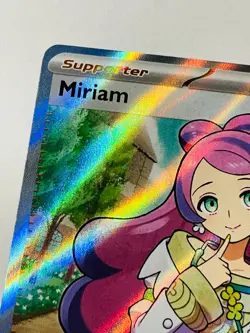 Pokemon Miriam 238/198 Full Art Holo Trainer Ultra Rare Scarlet Violet NM Card - Image 4