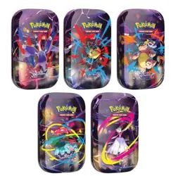 Pokemon TCG Mega Evolution MEGA HEROES MINI TIN DISPLAY Factory Sealed 10 Tins - Image 2